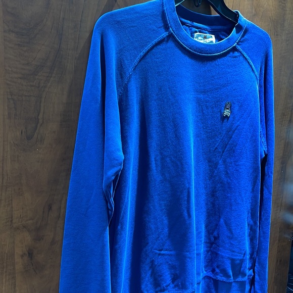 BNWT Men Psycho Bunny Logo Sweatshirt Assorted sizes Blue - Picture 3 of 10